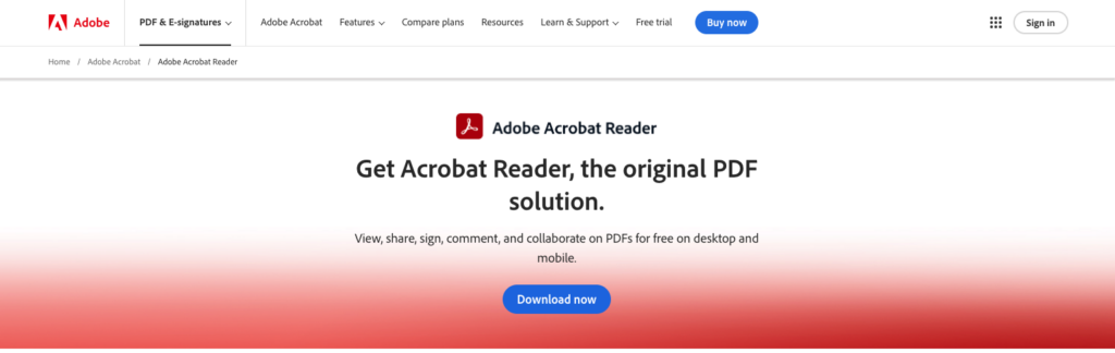 Adobe Acrobat Reader